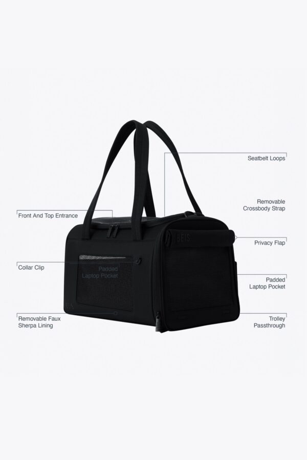 The Pet Carrier in Black - Image 2